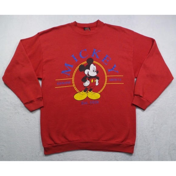 Mickey Unlimited Other - Vintage Mickey Unlimited Sweatshirt Extra Large Red Jerry Leigh Crew Neck USA